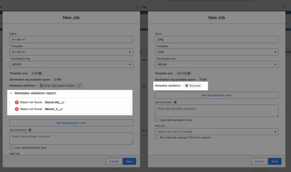 Metadata Validation